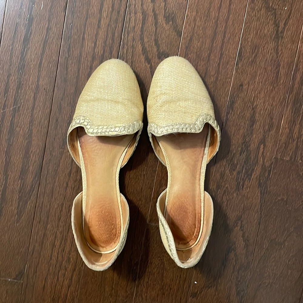 Jack Rogers Contessa D’Orsay raffia flats